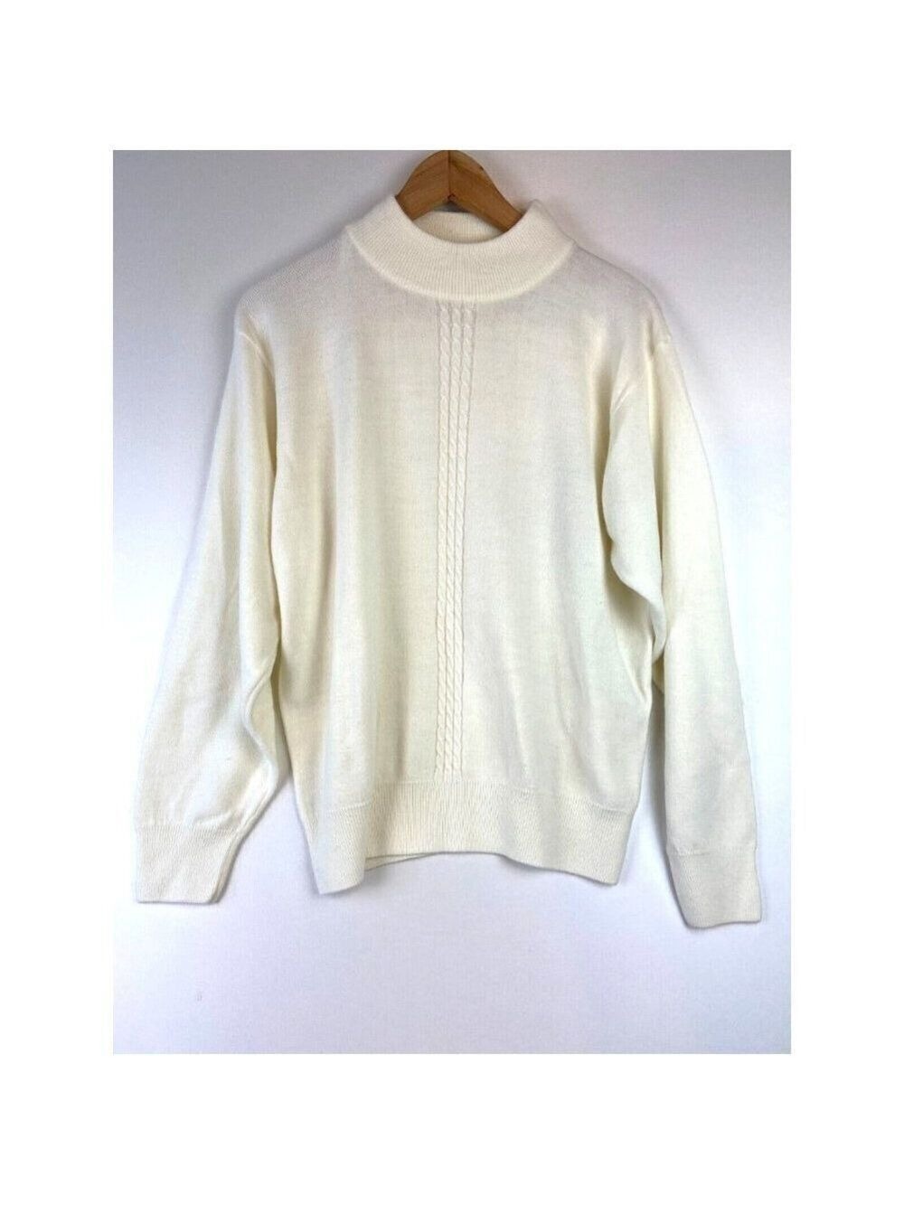 Tan Jay Women's White Pullover Sweater Size Large (16-28)